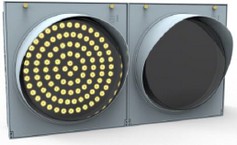 Светофор дорожный светодиодный транспортный Т.7.д (Т.7.д.II-1, тонкий)